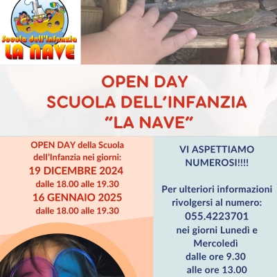 OPEN DAY SCUOLA DELL’INFANZIA “LA NAVE”