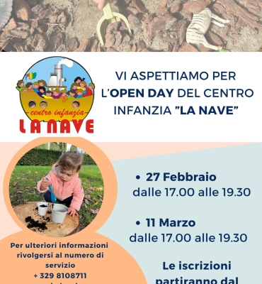 OPEN DAY NIDO D’INFANZIA “LA NAVE”