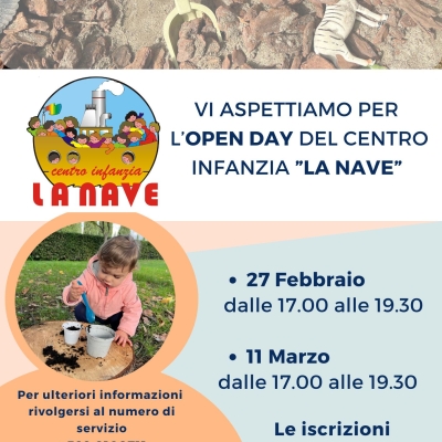 OPEN DAY NIDO D’INFANZIA “LA NAVE”