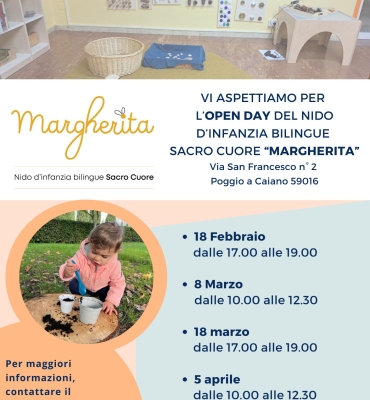 OPEN DAY NIDO D’INFANZIA BILINGUE SACRO CUORE “MARGHERITA”